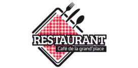 Logo restaurant cafe de la grand place